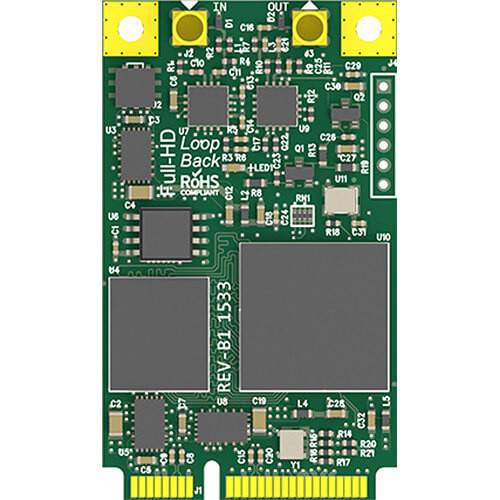 Magewell Pro Capture Mini SDI video capture device showing top view with no heat sink attached. – image 2
