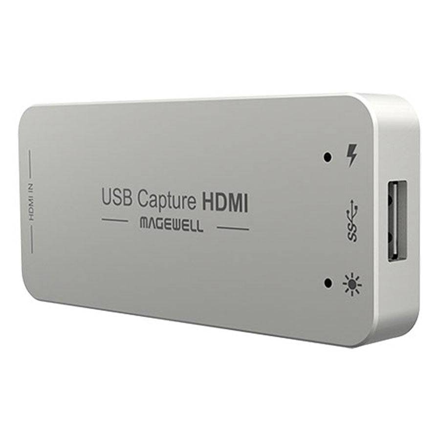 Magewell USB Capture HDMI (Gen 2) device showing connection ports and compact design for high-quality video capture. – image 1