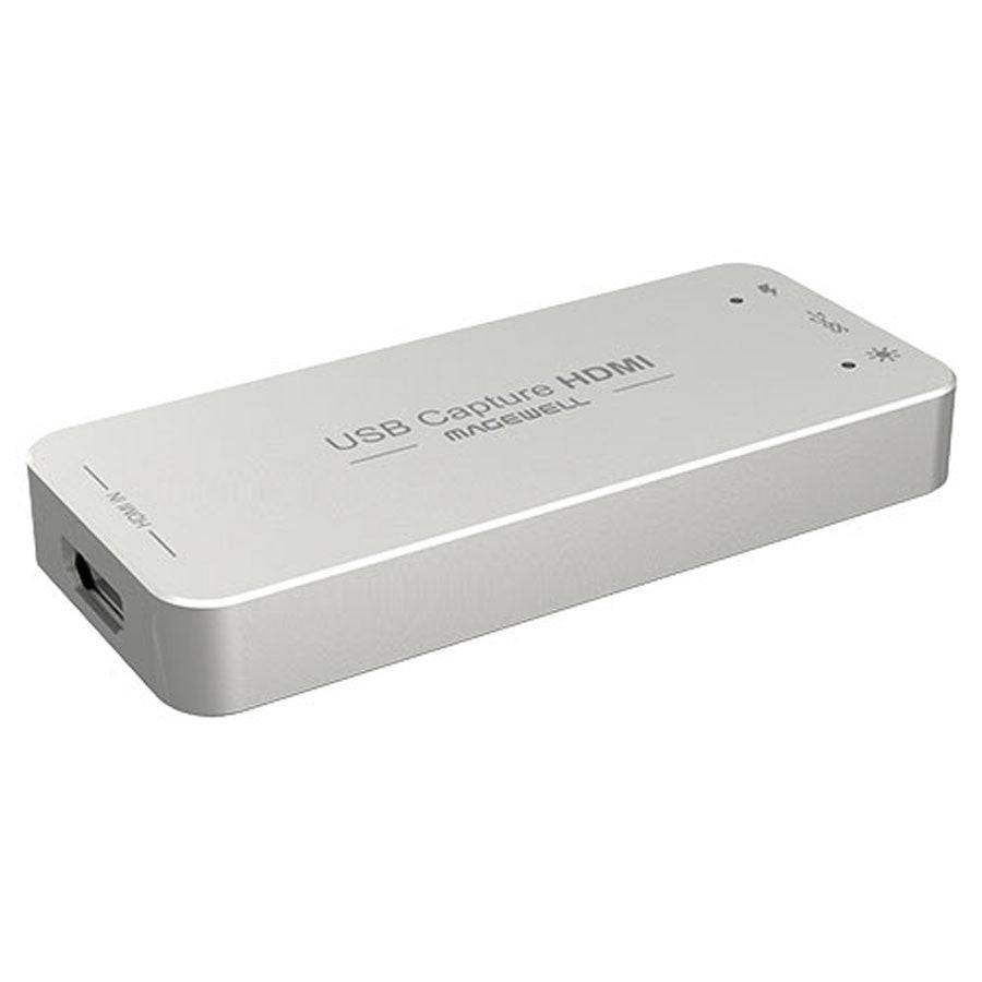 Magewell USB Capture HDMI Gen 2 device shown from the side, used for video capture from HDMI sources. – image 3