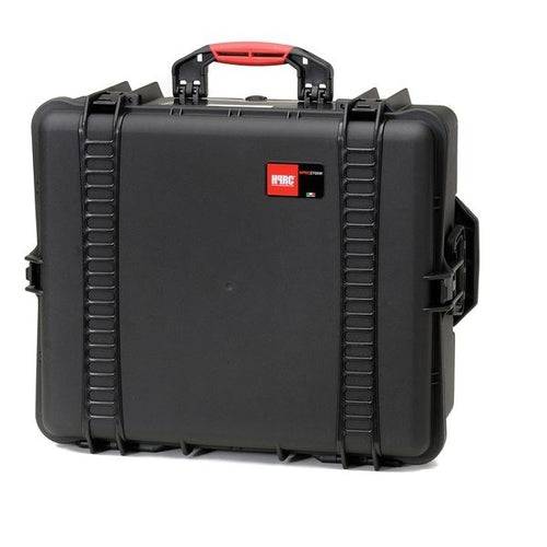 Panasonic AG-DVX200 video camera in protective case, showing the camera body and accessories for professional filming. – image 1