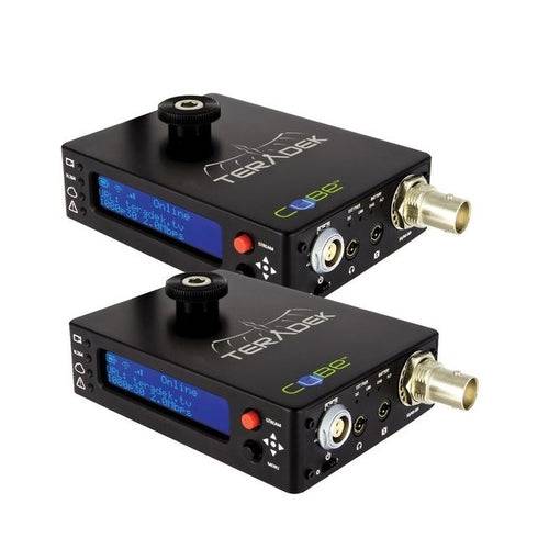 Teradek Cubelet 105/305 HD-SDI Encoder 10/100 USB paired to HD-SDI Decoder 10/100 - Coremicro – image 1