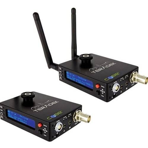 Teradek Cubelet 155/305 HD-SDI Encoder 10/100 USB 2.4/5.8GHz paired to HD-SDI Decoder 10/100 - Coremicro – image 1