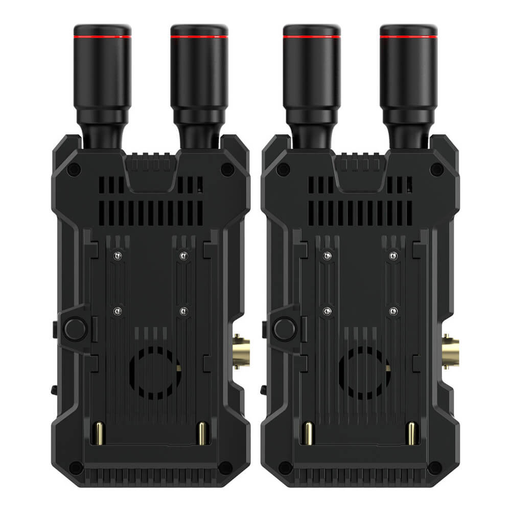 Hollyland Mars 4K wireless video transmission system with SDI and HDMI ports, viewed from the rear showing connection options. – image 4