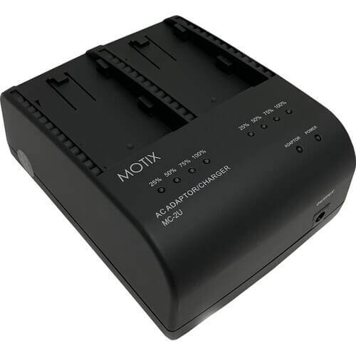 IDX System MC-2U dual-channel charger for Sony BP-U batteries, designed for professional video camera power management. – image 1