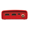 Decimator MD-CROSS v2 HDMI and SDI cross converter with scaling and frame rate conversion, shown from side view.
