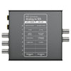 Blackmagic Design Mini Converter Analog to SDI video converter showing rear ports and connections on the back panel.