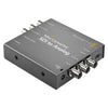 Blackmagic Design Mini Converter SDI to Analog video converter showing SDI and analog output ports on compact device.