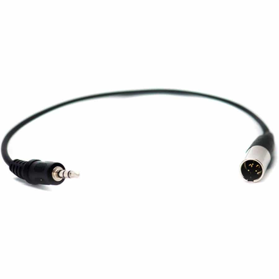Kondor Blue Mini XLR Male to 3.5mm Mono Audio Cable for Rode Wireless Go (14") - Coremicro – image 1