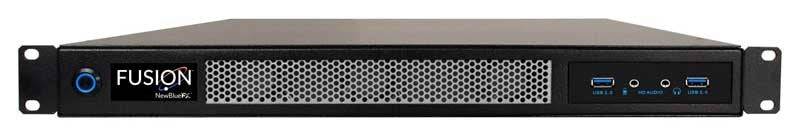 NewBlueFX Fusion hardware turnkey graphics solution for production, featuring professional graphics equipment by NewBlue. – image 1