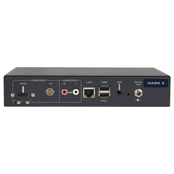 Rear view of Datavideo NVD-30MK II HDMI IP video decoder, a professional production equipment with multiple input and output ports. – image 2