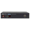 Front view of Datavideo NVD-35 MARK II IP/SDI Video Decoder, a professional production equipment device with display and control buttons.