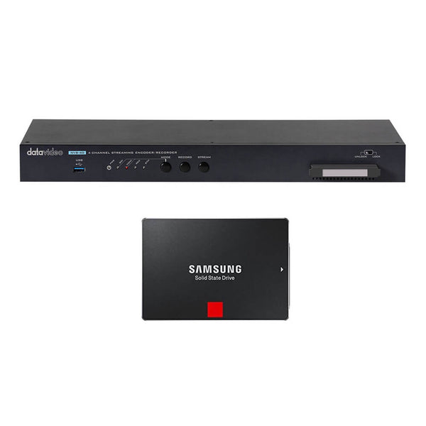 Datavideo NVS-40 4-Channel Streaming Encoder/Recorder with 256 SSD - Coremicro – image 1