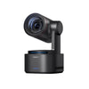 OBSBOT Tail 2 Pack PTZ cameras with NDI activation, front angle view showcasing sleek design and lens details.