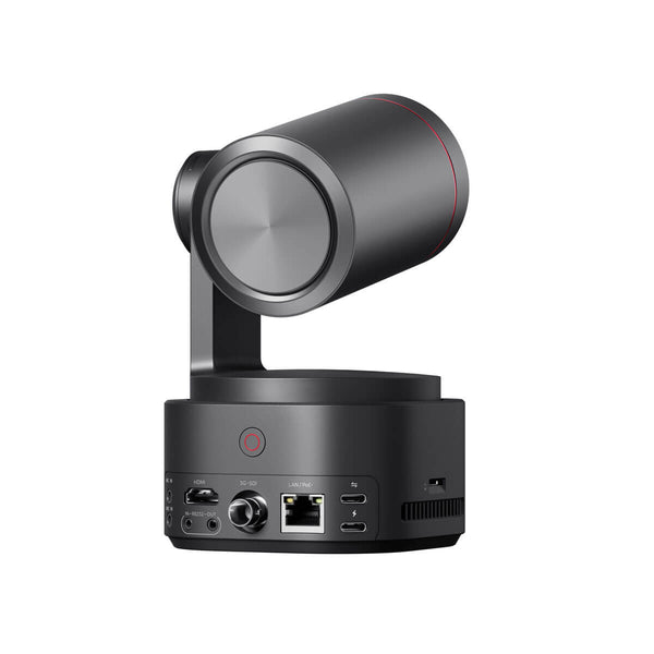 OBSBOT Tail 2 Pack PTZ cameras with NDI activation, rear-angle view showing sleek design and adjustable camera features. – image 4