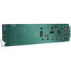 AJA OG-3G-AM OpenGear 8-channel AES audio embedder and disembedder device with multiple input and output ports.