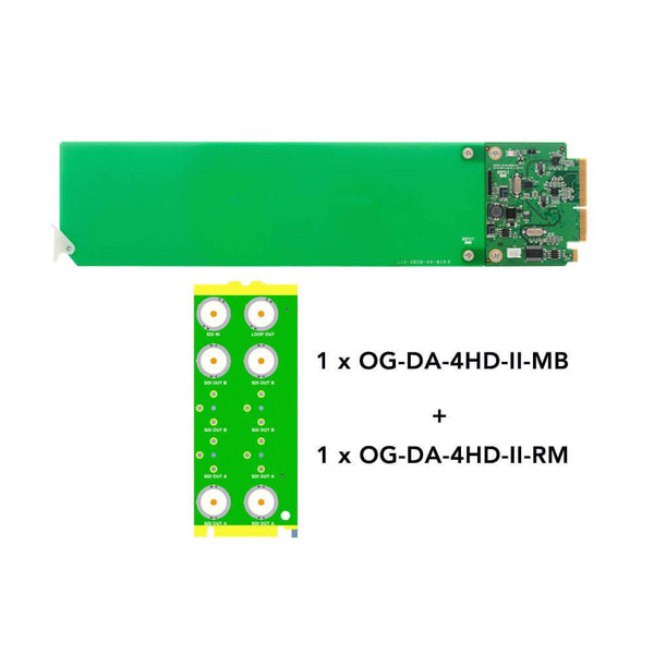 Apantac OG-DA-4HD-II-SET-1 openGear 1x4 Reclocking SDI Distribution Amplifier - Coremicro – image 1