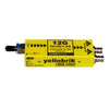 LYNX Technik yellobrik ORX-1400-ST optical receiver with fiber ST connector, professional production equipment for video signal reception.