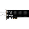 Osprey 925 Two Channels 3G SDI PCIe Capture Card with Loopout, showing diagram of video capture device and connections.