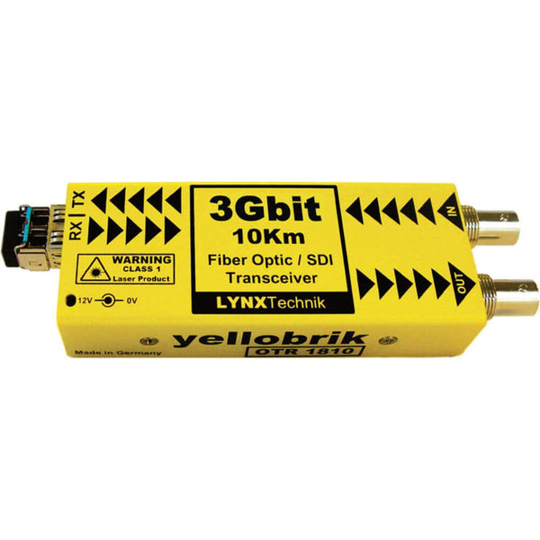 Lynx Technik yellobrik OTR-1810-LC 3Gbit SDI/ Fiber Optic Transceiver - Coremicro – image 1