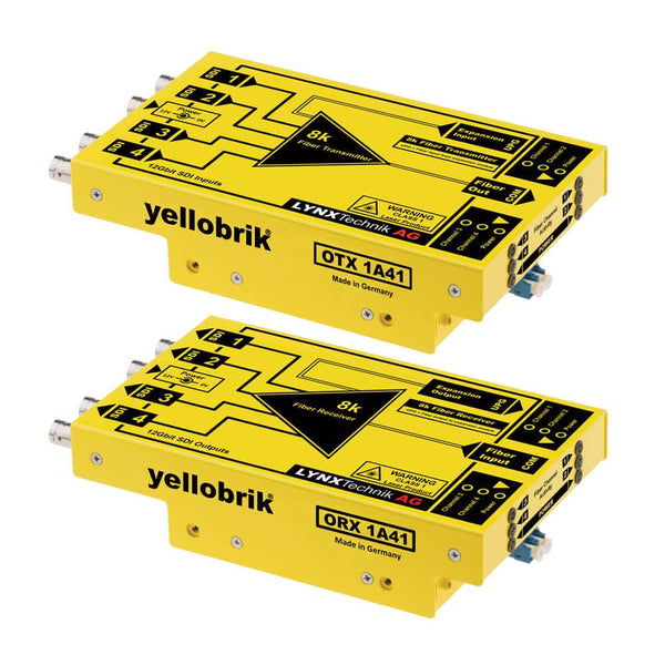 Lynx Technik yellobrik OTR-1A41 8K Fiber Transmission System with Fiber LC - Coremicro – image 1