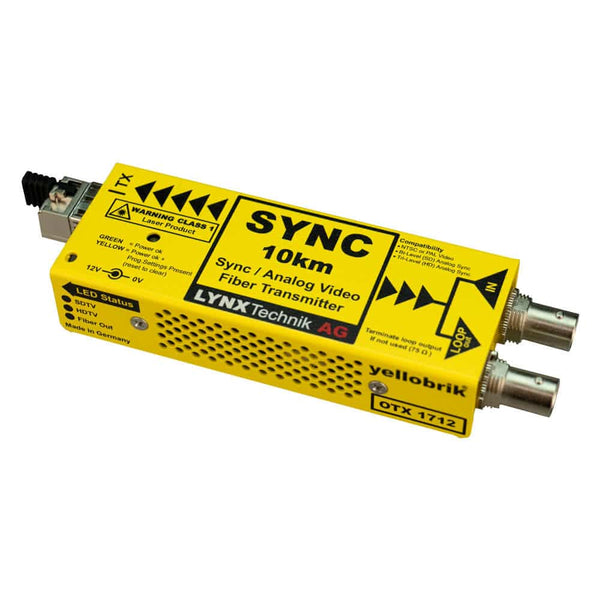 Lynx Technik yellobrik Analog Sync/Video ST Fiber Optic Transmitter - Coremicro – image 1