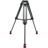 OZEN 6AL2S Agile 75mm S-LOC tripod system with adjustable legs for video camera stability and smooth operation.