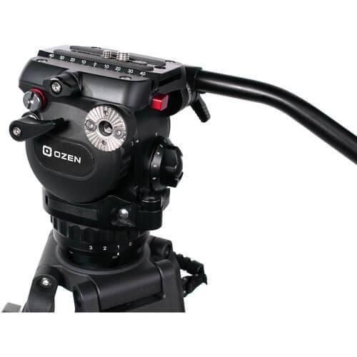 OZEN 6CF2HD 75mm AGILE 6 Mini E-Z LOAD Tripod System - Coremicro – image 3