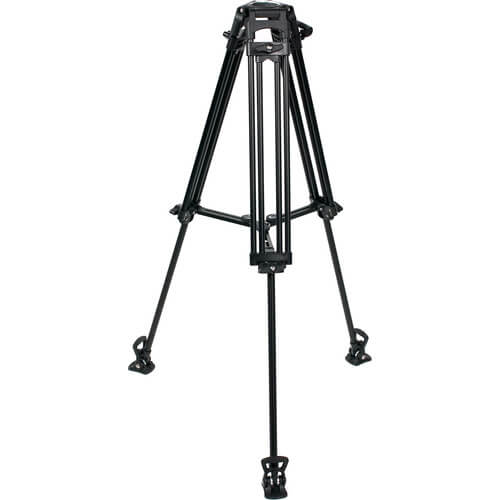 OZEN 8AL2 75mm Agile E-Z Load Tripod System with extendable legs for video cameras, featuring sturdy construction and quick setup. – image 2