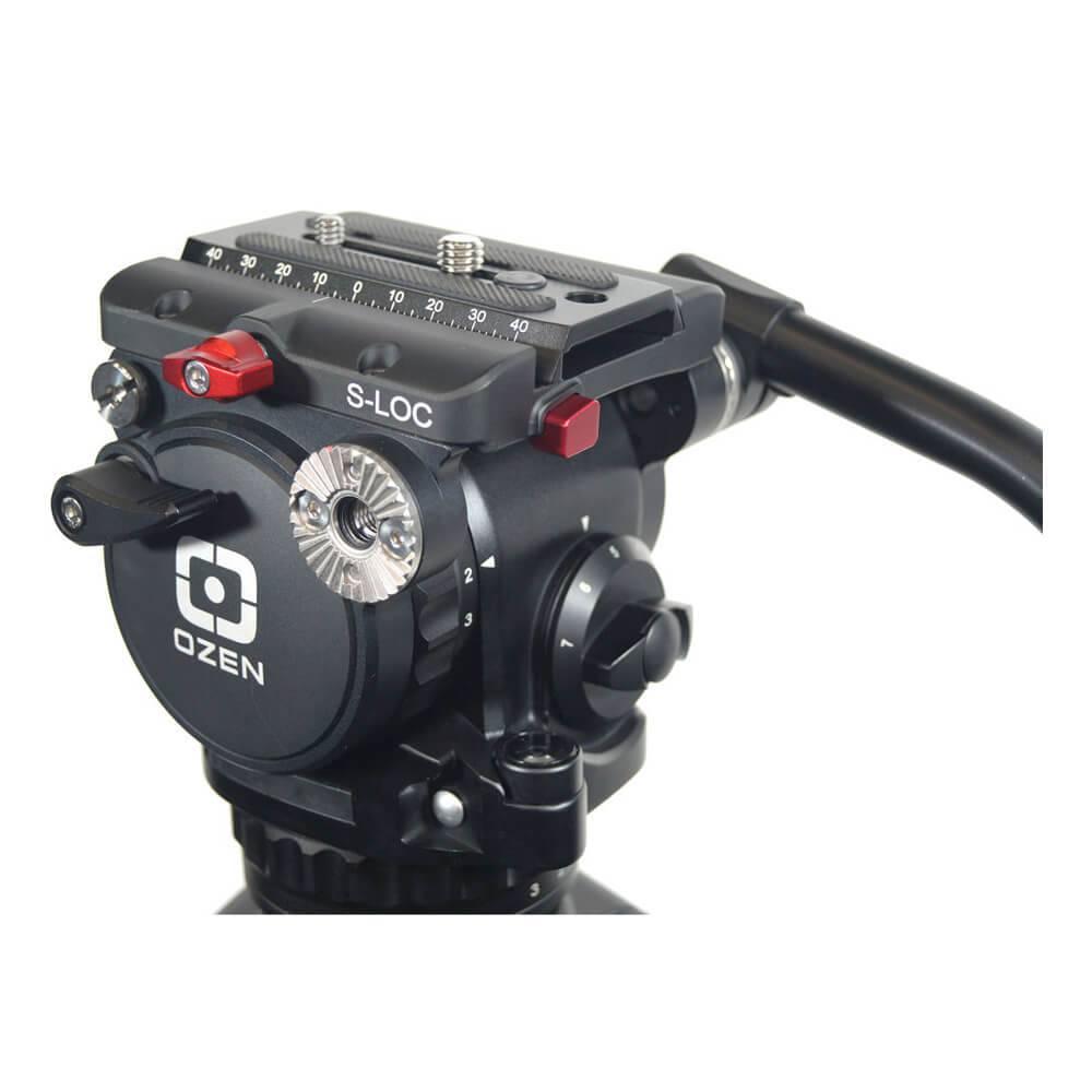 OZEN Agile 5S S-Loc 75mm Fluid Head & 3-Stage Tripod System - Coremicro – image 2