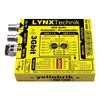 Lynx Technik yellobrik AES audio embedder/deembeddar with balanced AES connections, professional production equipment in a compact unit