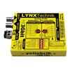 LYNX Technik Yellobrik PDM-1383 analog audio embedder and deembedder production equipment with audio input and output ports