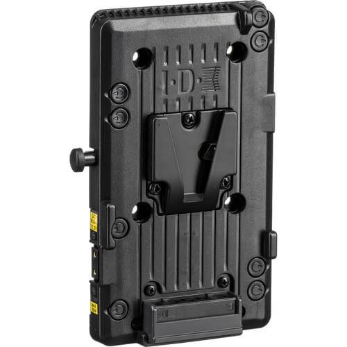 IDX System Technology P-V212 V-Mount Adapter Plate with regulated 12V D-Tap for video cameras, shown in the main image. – image 1