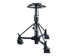Libec P1000 Pedestal with QD-30PD system and QH3 video camera head, showing sturdy tripod and adjustable height components