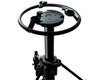 Libec P1000 pedestal system with QH3 fluid head for video cameras, featuring adjustable height and smooth pan and tilt movement.