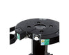 Libec P1000 Pedestal with QD-30PD system and QH3 head for professional video camera support, shown with adjustable tripod components.