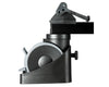 Libec P1000 Pedestal with QD-30PD system and QH3 video camera head, showing adjustable height and sturdy tripod base.