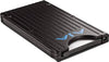 AJA Pak Adapt CFAST storage module showing a compact, black CFAST card with branding and connectors for professional video storage.