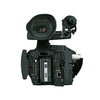 Panasonic microP2 handheld AVC-ULTRA HD camcorder with lens and viewfinder, designed for professional video recording.