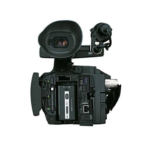 Panasonic microP2 handheld AVC-ULTRA HD camcorder with lens and viewfinder, designed for professional video recording. – image 4