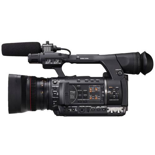 Panasonic AVCCAM hand-held camcorder with ergonomic grip and lens, ideal for high-quality video recording. – image 1
