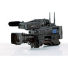 Panasonic AVC-ULTRA shoulder mount camcorder with professional grip and lens, ideal for high-quality video recording.