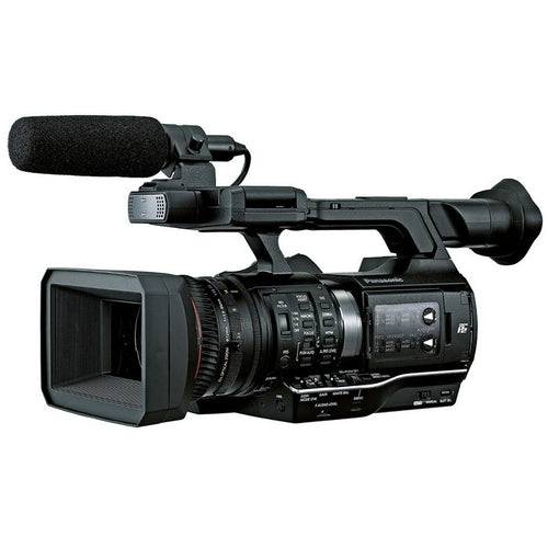 Panasonic microP2 handheld AVC-ULTRA HD camcorder with lens and grip, ready for high-quality video recording. – image 1