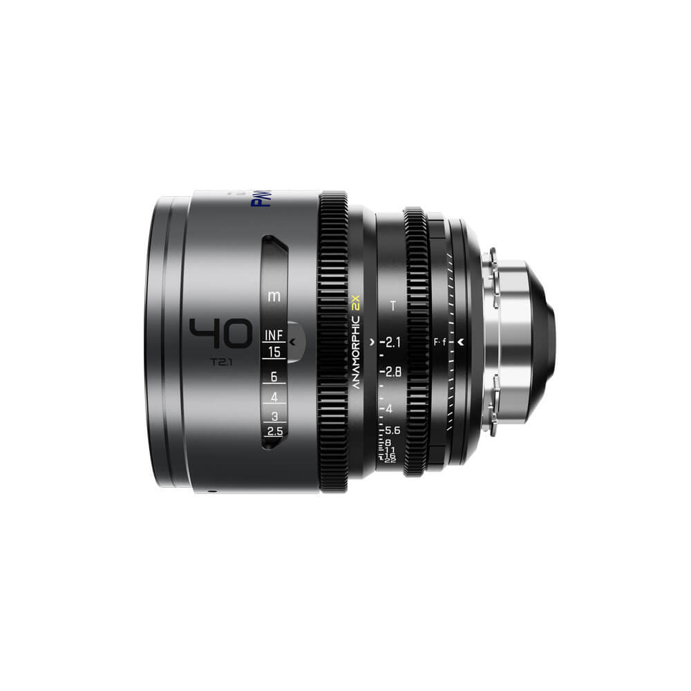 DZOFILM Pavo 40mm T2.1 2x Anamorphic Prime Lens PL/EF Mount Feet (Blue Coating) - Coremicro – image 3