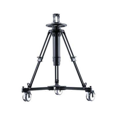 OZEN PED 50 pneumatic video pedestal kit with dolly for smooth camera movement and stability in professional video production. – image 1