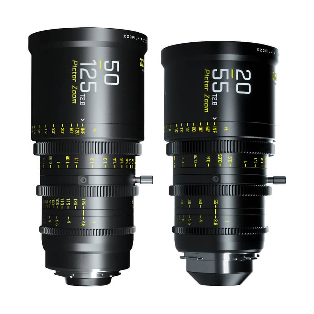 DZOFilm Pictor 20-55 and 50-125mm T2.8 Super35 Zoom Lens Bundle (PL/EF Mount) - Coremicro – image 1