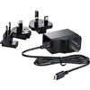 Blackmagic Design Micro Converter SDI to HDMI 3G video converter with power supply, showcasing the compact device and included power adapter.