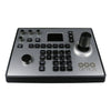 PTZOptics PT-JOY-G4 IP/Serial joystick controller with multiple buttons and ergonomic design for controlling PTZ cameras.