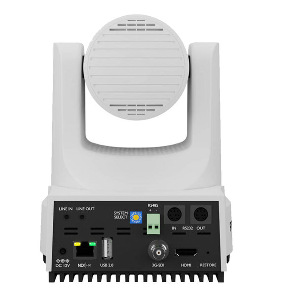 PTZOptics Move 4K NDI/HX PTZ Camera with 20x Optical Zoom (White) - Coremicro – image 3
