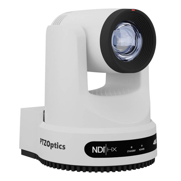 PTZOptics Move 4K NDI/HX PTZ Camera with 20x Optical Zoom (White) - Coremicro – image 1