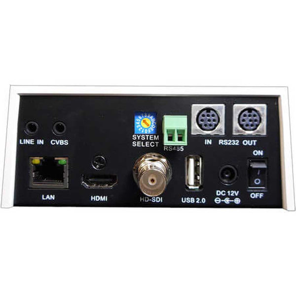 PTZOptics 20X-NDI Broadcast and Conference Camera (White) - Coremicro – image 3